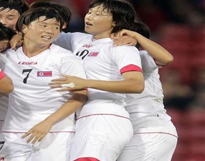 JO2012-Foot dames: la Corée du Nord bat la Colombie 2-0