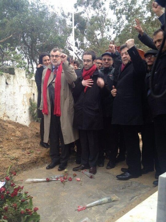 melenchon-tunisie-gauche-chokri-belaid-france-funerailles