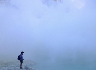 The Ijen volcano