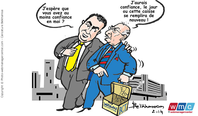 tunisie-directinfo-dessin-caricature-chedly-belkhamsa-tunisie-nouveau-gouvernement-l-optimisme-mesure-de-la-bct