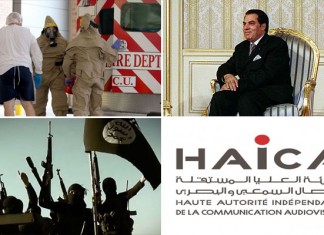 Une semaine d’actualité: HAICA, Ben Ali, Ebola, Daech
