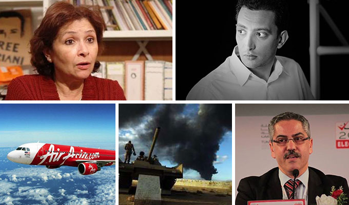 tunisie-directinfo-la-semaine-de-l'actualite-Sihem-Ben-Sedrine-Yassine-Ayari-ISIE-Libye-AirAsia
