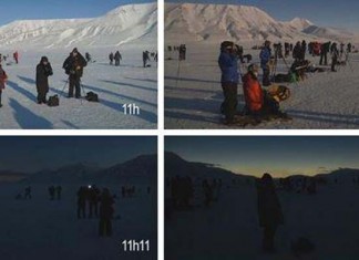 Éclipse solaire du 20 mars 2015 en images