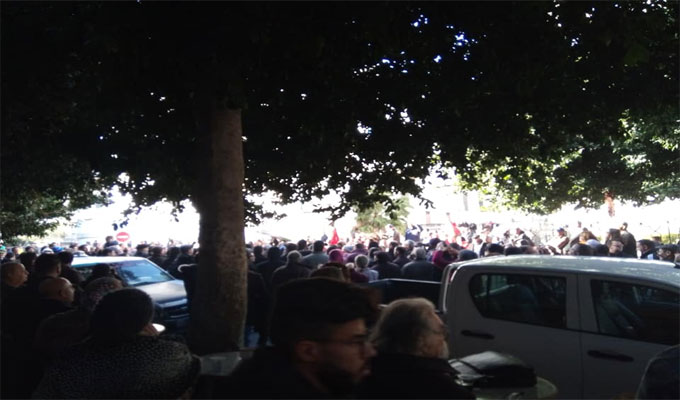 Tunisie Les Premieres Photos De La Manifestation Des Professeurs A Bab Bnet Directinfo