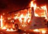 Gabès : un bus scolaire prend feu