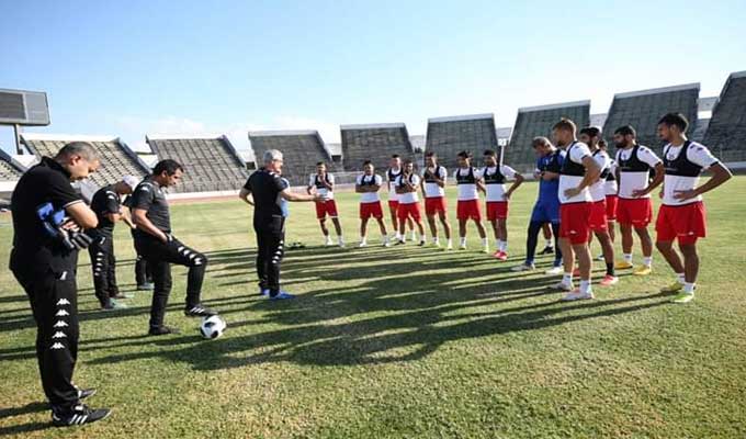 Tunisia team: Bron, Skhiri and Jaziri, join the group, now complete