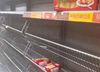 Photo du jour : Des étalages vides dans des supermarchés !