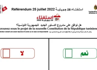 L'Instance supérieure indépendante pour les élections, a publié un formulaire de vote papier pour le référendum