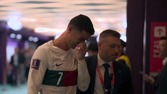Coupe du Monde de Football : Ronaldo en larmes après la défaite du ...