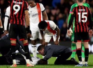 Chute effrayante d’un joueur : interruption dramatique d’un match en Premier League