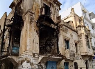 Tunis : la Villa Yvonne, monument protégé, victime d’un incendie criminel