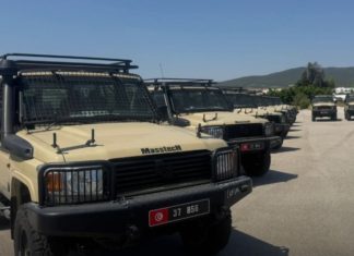 Tunisie : la France livre 20 véhicules militaires MASSTECH T4 à l’armée tunisienne