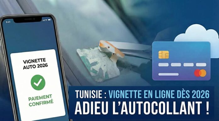 Taxes de circulation en Tunisie : paiement en ligne dès 2026, fin de la vignette autocollante