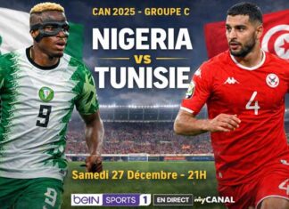 Nigéria – Tunisie : Lien streaming, chaîne tv pour regarder le match
