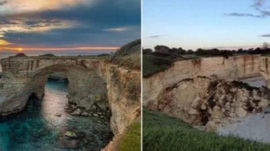 Italie : effondrement du célèbre “Arc des Amoureux” le jour de la Saint-Valentin