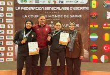 Escrime : la Tunisie remporte l’or et le bronze aux Championnats d’Afrique à Dakar