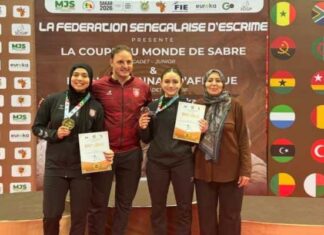 Escrime : la Tunisie remporte l’or et le bronze aux Championnats d’Afrique à Dakar