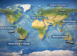 Découvrez les passages maritimes qui contrôlent les échanges de l’économie internationale