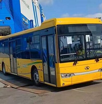 Transport public : la Tunisie réceptionne le dernier lot de bus chinois à La Goulette