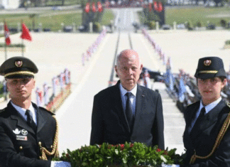 Kaïs Saïed préside la cérémonie commémorative du 88ᵉ anniversaire de la Fête des Martyrs