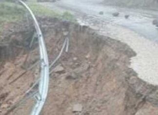 Jendouba : glissement de terrain dangereux