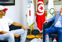 Ahmed Ayoub Hafnaoui soutenu officiellement par le Comité olympique tunisien