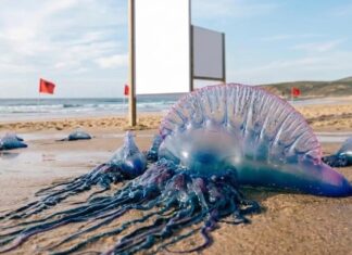 Tunisie : trois apparitions du Physalia physalis signalées sur les côtes en quelques jours