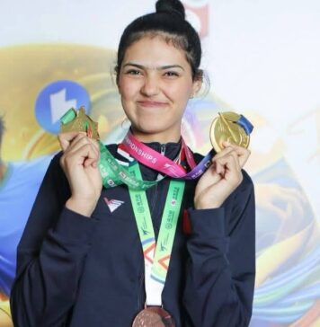 Taekwondo : Wafa Masghouni sacrée championne du monde en -62 kg