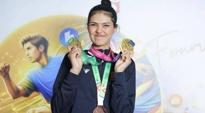 Taekwondo : Wafa Masghouni sacrée championne du monde en -62 kg