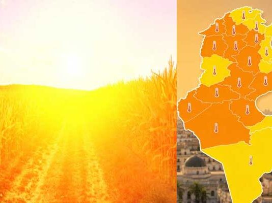 La Tunisie placée en vigilance élevée face à une vague de chaleur sur la quasi-totalité du pays