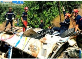 Algérie : 27 morts et 42 blessés dans le tragique accident d’un bus à Boumerdès
