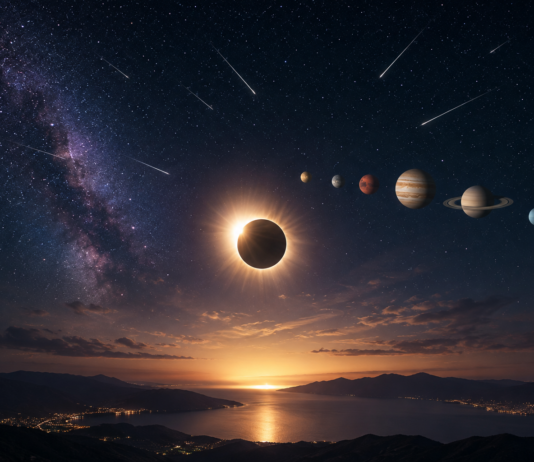 Éclipse, nouvelle Lune, Perséides et alignement planétaire : le ciel nous envoie-t-il un message ?