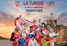 Tarente-2026 : la Tunisie engage 178 sportifs aux Jeux Méditerranéens