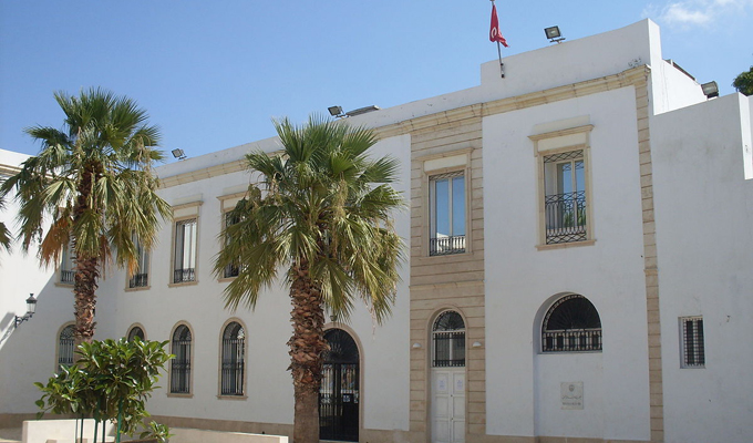 Tirage Argentique Vintage Tunisie - Palais Kheireddine à Tunis, Circa 1900 - Format 7x8 Cm