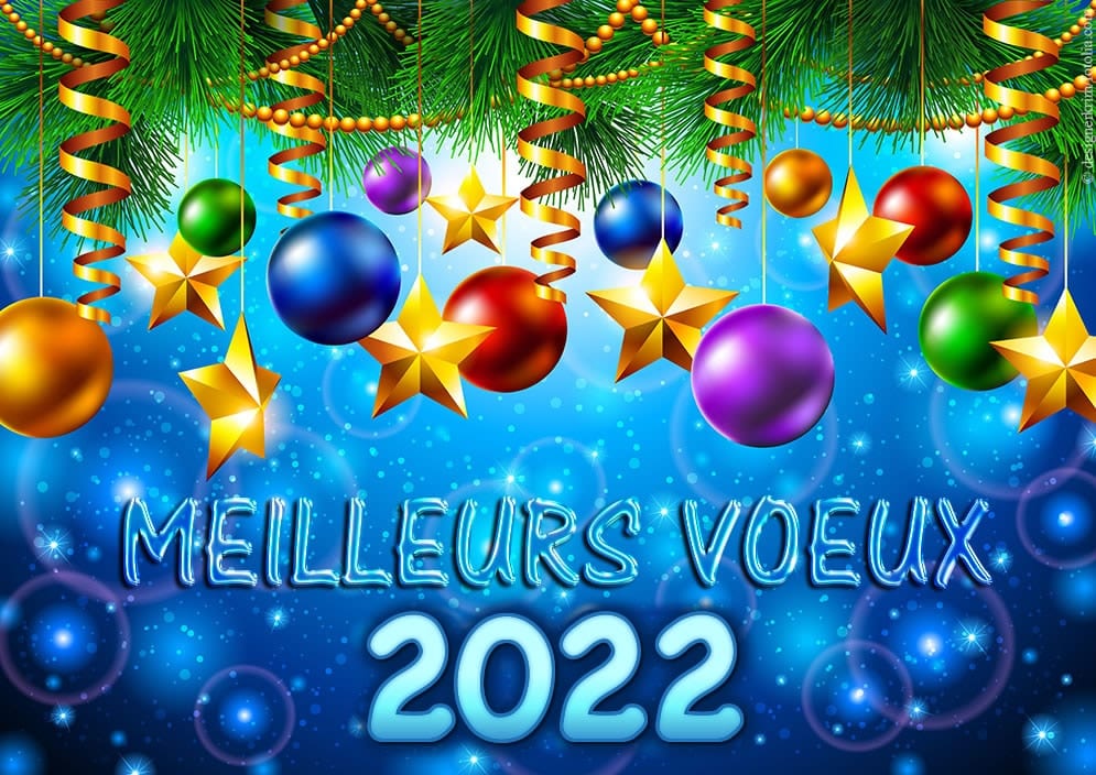 carte bonne annee 2022