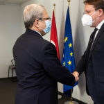 Entretien à Bruxelles entre Othman Jerandi et Olivér Vörhelyi