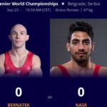 Championnat du monde de Lutte gréco-romaine : Le tunisien Slimane Nasr passe en 16es