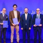 Ayoub Hafnaoui signe un contrat de sponsoring avec la Poste tunisienne et une société de paiement électronique