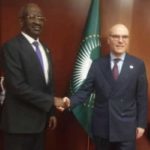 Le ministre des Affaires étrangères s’entretient avec ses homologues mauritanien et éthiopien
