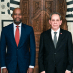 Ahmed Hachani s’entretient avec le secretaire général de la ZLECAF