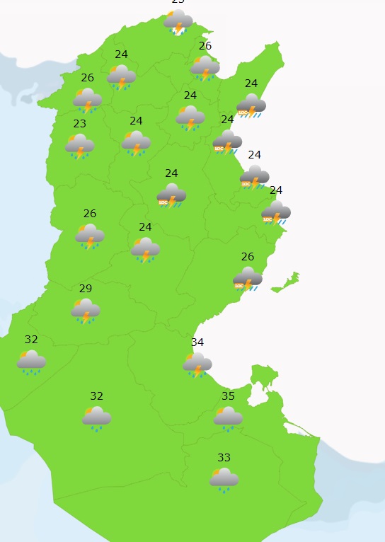 Alerte Météo du 23 septembre