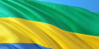 Gabon Drapeau