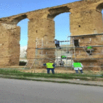 Travaux de restauration urgents sur une partie de l’aqueduc du Bardo