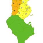 Alerte Météo : Le Nord-Ouest de la Tunisie en vigilance orange