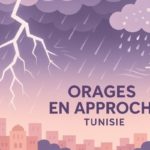 Tunisie-Météo : vigilance jaune dans tous les gouvernorats Orages