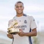 Kylian Mbappé remporte son premier Soulier d’Or européen avec le Real Madrid