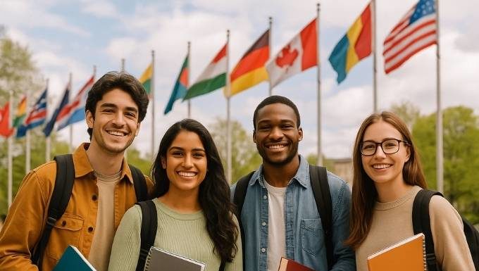 Etudiants à l'étranger