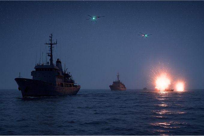 Flotille Soumoud Attaques drones