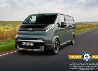 Le Kia PV5 Cargo établit un record GUINNESS WORLD RECORDS™ : 693,38 kilomètres parcourus sur une seule charge avec charge utile maximale