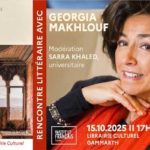 Georgia Makhlouf à Tunis : présentation de son roman « Pays amer » inspiré de la vie de Marie El Khazen